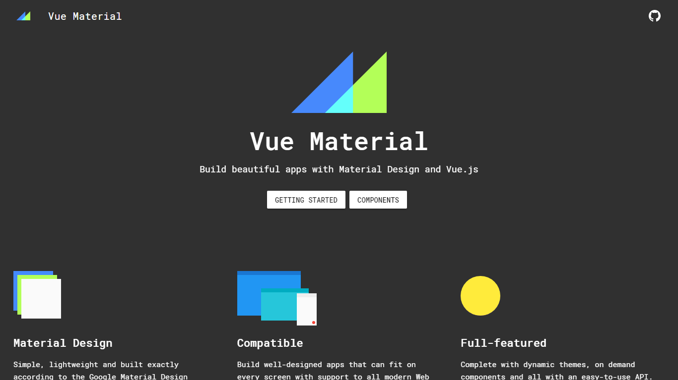 Vue material