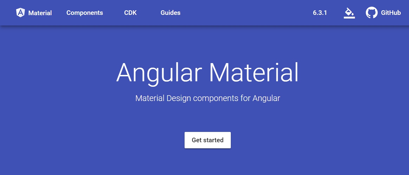 Angular-Material Material Design Framework