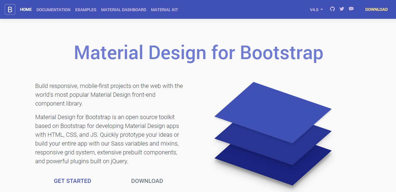 Material Design for Bootstrap Framework