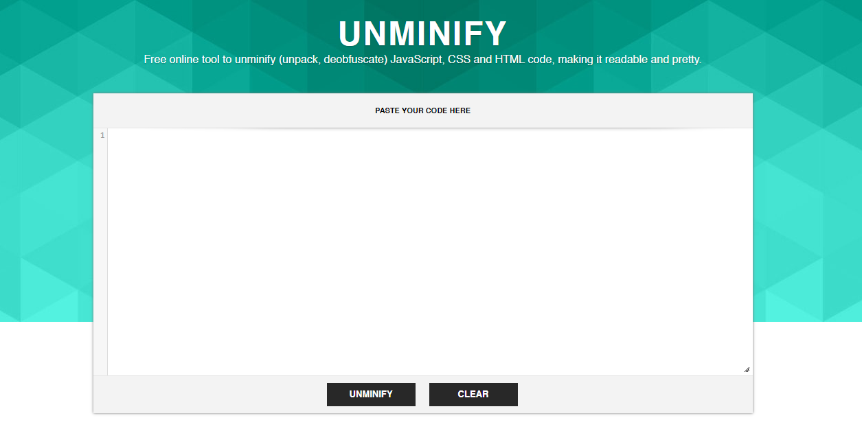 un minify css