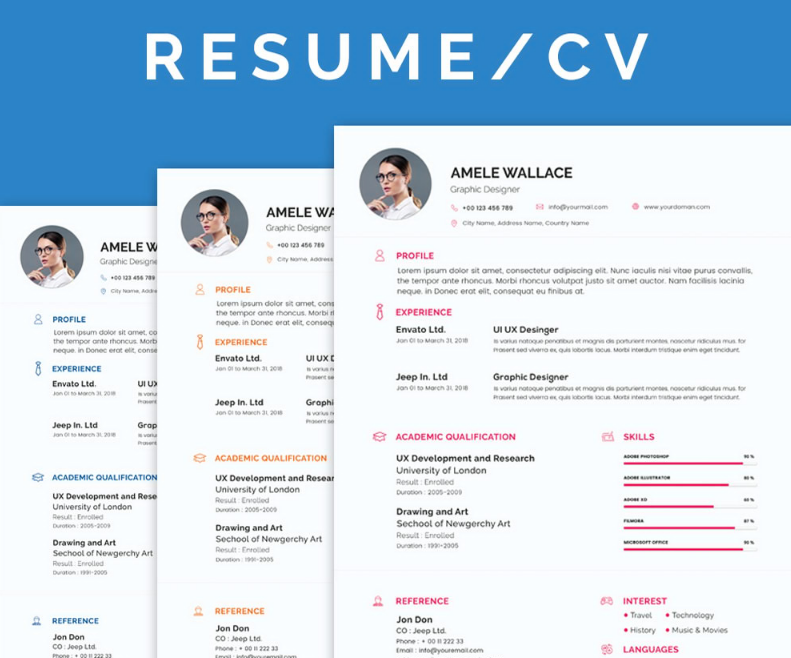 Free Smart Resume/CV With Cover Letter