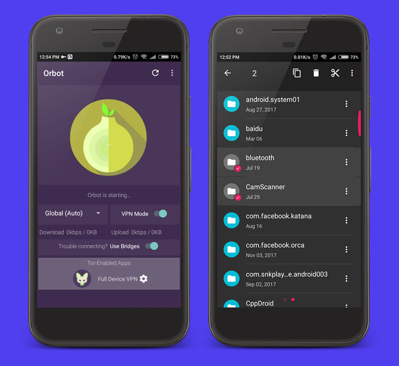 Orbot: Proxy with Tor best Android app