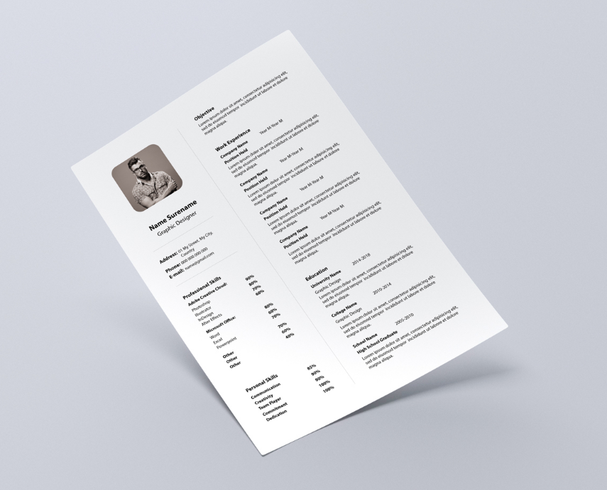 Free Simple Resume Template