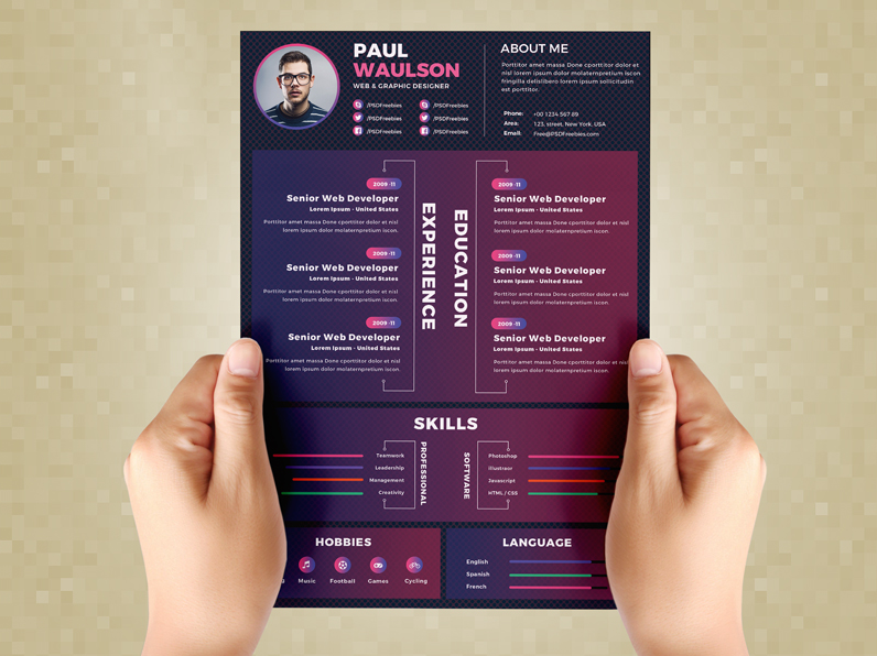 Creative Resume Design Template