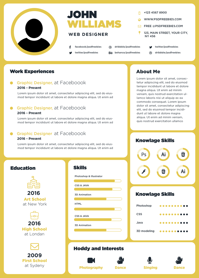 Designer Resume Template