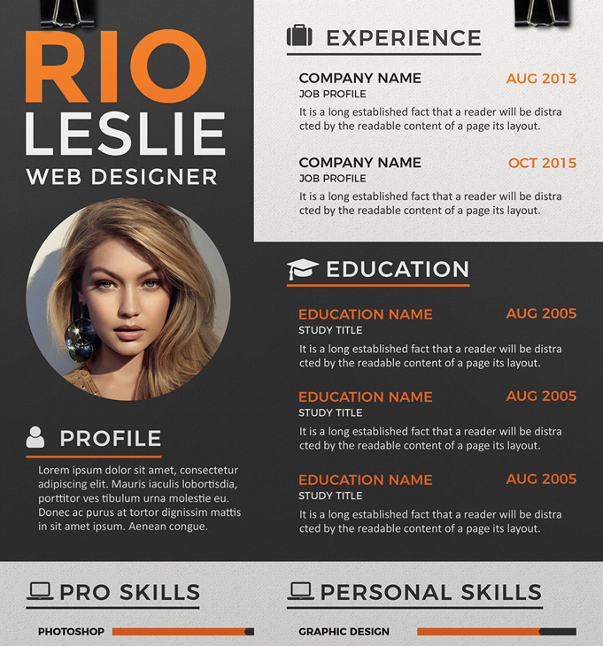 Creative Resume CV Template